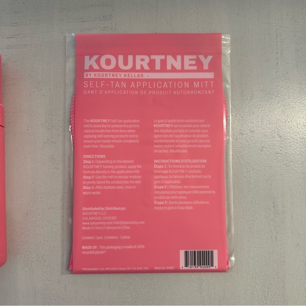 Kourtney Kellar Medium Self-Tan Lotion & Instant Mousse w/ Application Mitt NWT - Picture 8 of 8